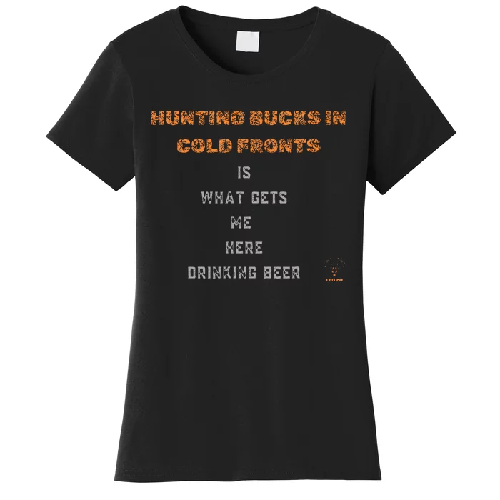 Hunting Deer And Drinking Beer Women's T-Shirt