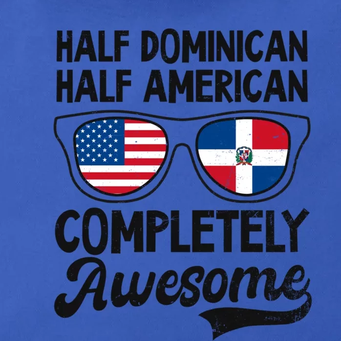 Half Dominican American Awesome Design Dominican Republic Gift Zip Tote Bag