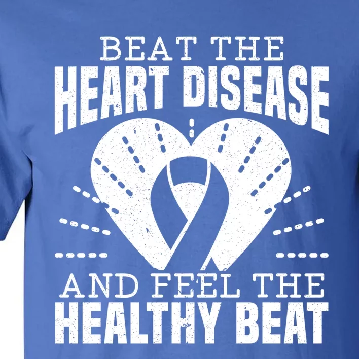 Heart Disease Awareness Month Heartbeat Gift Tall T-Shirt