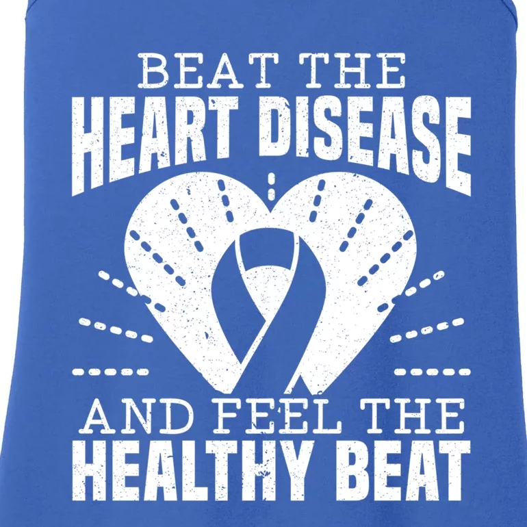 Heart Disease Awareness Month Heartbeat Gift Ladies Essential Tank