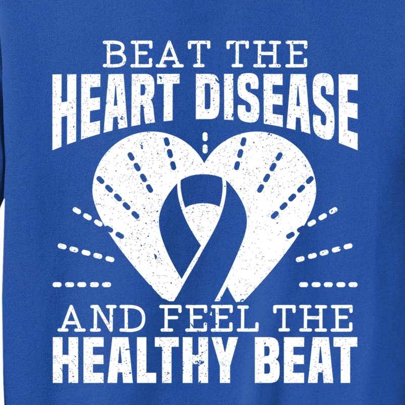 Heart Disease Awareness Month Heartbeat Gift Tall Sweatshirt