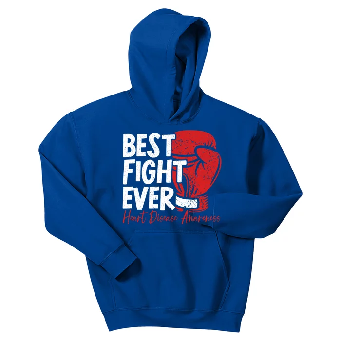 Heart Disease Awareness Month Heartbeat Gift Kids Hoodie