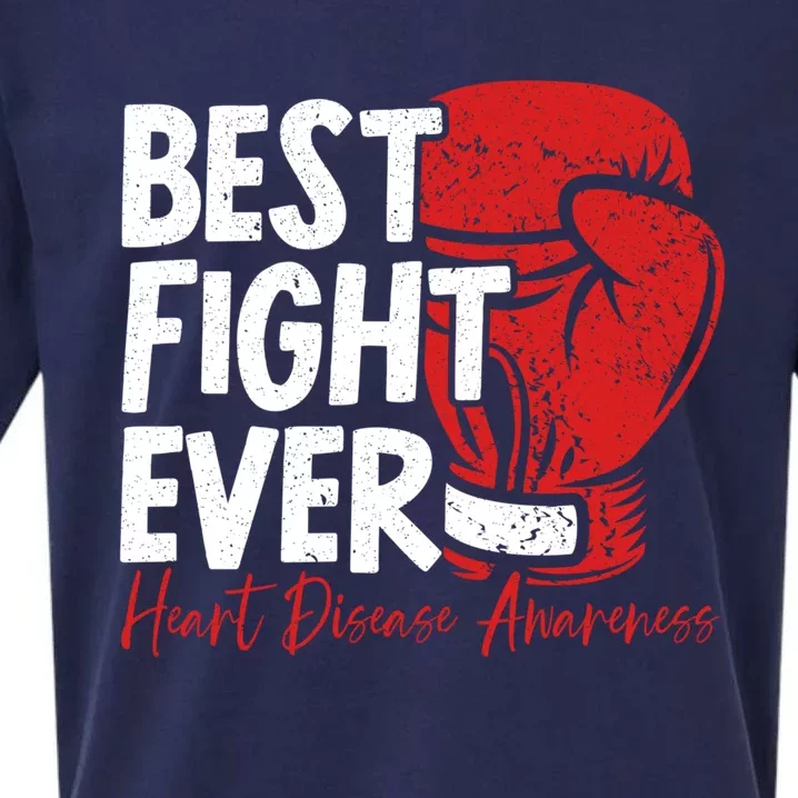 Heart Disease Awareness Month Heartbeat Gift Sueded Cloud Jersey T-Shirt