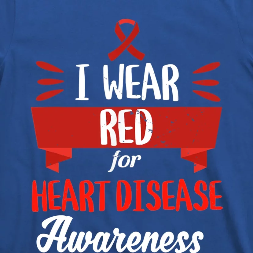 Heart Disease Awareness Month I Wear Red Heart Health Gift T-Shirt