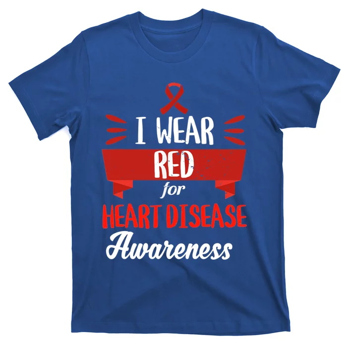 Heart Disease Awareness Month I Wear Red Heart Health Gift T-Shirt