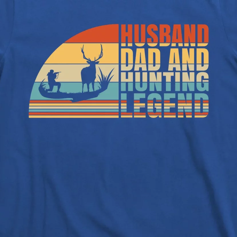 Husband Dad And Hunting Legend Deer Hunting Dad Gift T-Shirt