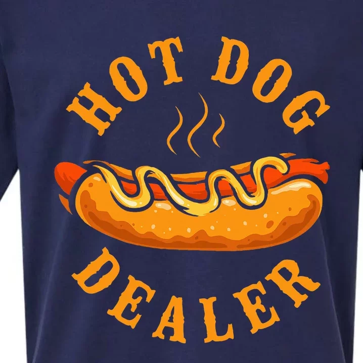 Hot Dog Adult Hot Dog Dealer Sueded Cloud Jersey T-Shirt