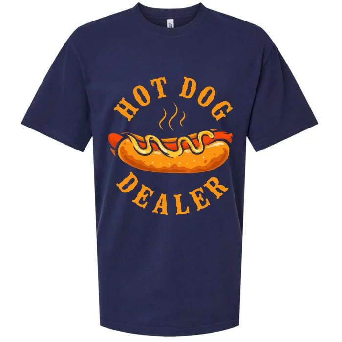 Hot Dog Adult Hot Dog Dealer Sueded Cloud Jersey T-Shirt