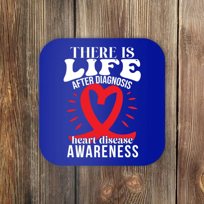 Heart Disease Awareness Month Red Ribbon Chd Gift Coaster