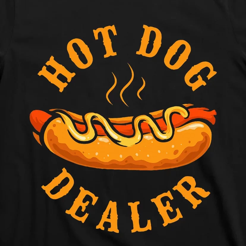 Hot Dog Adult Hot Dog Dealer T-Shirt