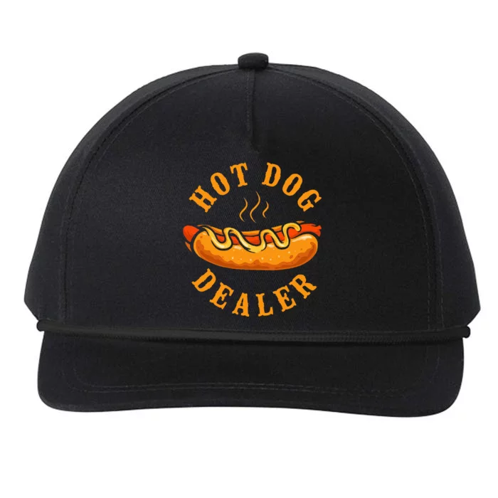 Hot Dog Adult Hot Dog Dealer Snapback Five-Panel Rope Hat