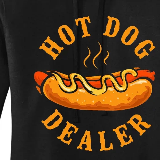 Hot Dog Adult Hot Dog Dealer Women's Pullover Hoodie