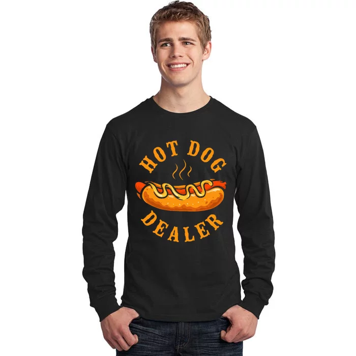 Hot Dog Adult Hot Dog Dealer Tall Long Sleeve T-Shirt