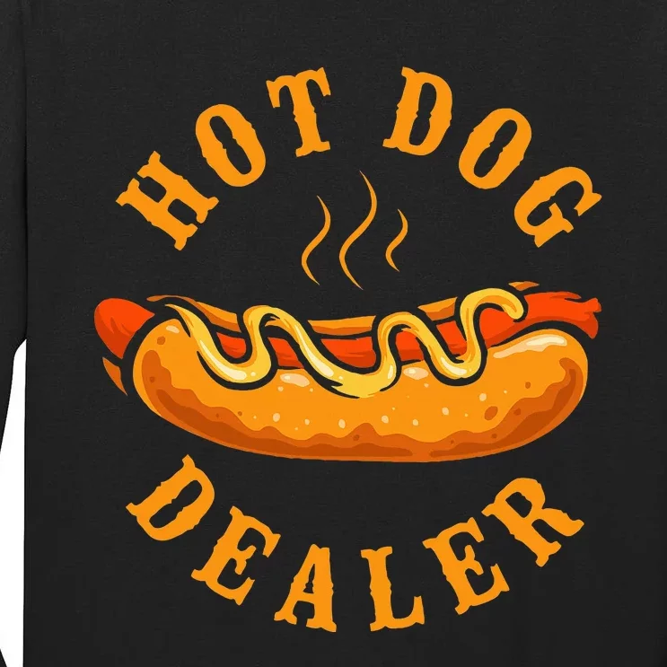 Hot Dog Adult Hot Dog Dealer Tall Long Sleeve T-Shirt