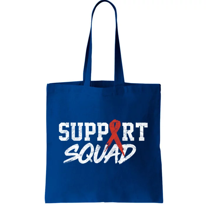 Heart Disease Awareness Month Support Squad Heart Health Gift Tote Bag