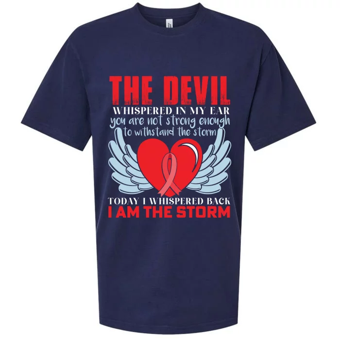 Heart Disease Awareness Month Gift Sueded Cloud Jersey T-Shirt