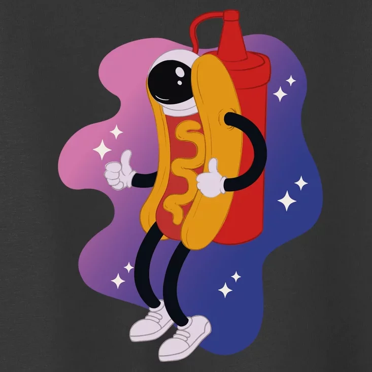 Hot Dog Astronaut Toddler T-Shirt