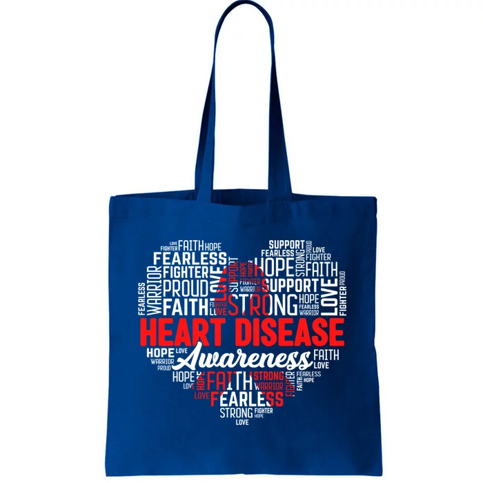 Heart Disease Awareness Month Wear Red Week Red Ribbon Meaningful Gift Tote Bag