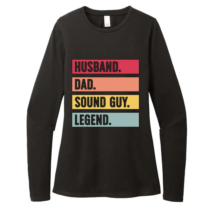 Husband Dad Audio Engineer Sound Engineer Audio Engineering Gift Womens CVC Long Sleeve Shirt