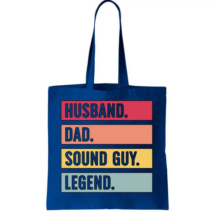 Husband Dad Audio Engineer Sound Engineer Audio Engineering Gift Tote Bag