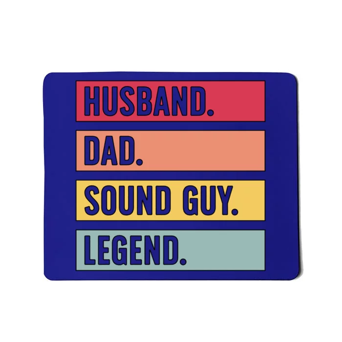 Husband Dad Audio Engineer Sound Engineer Audio Engineering Gift Mousepad