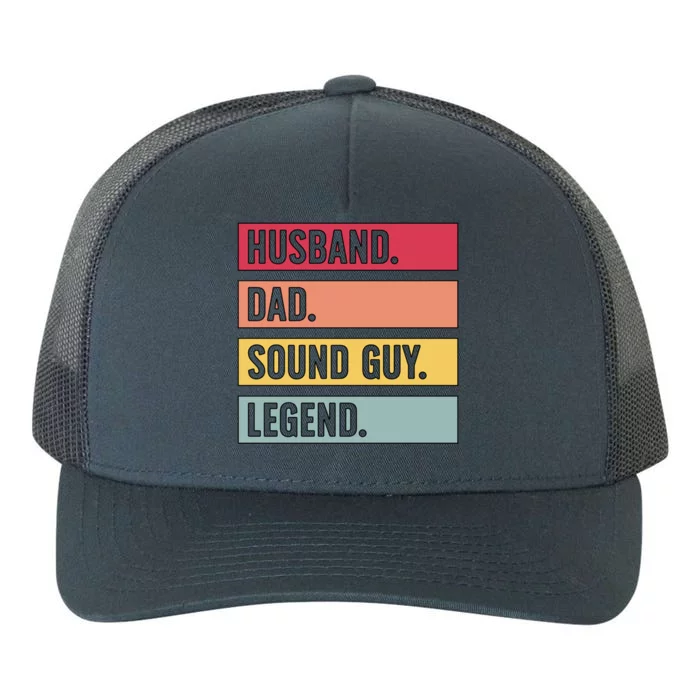 Husband Dad Audio Engineer Sound Engineer Audio Engineering Gift Yupoong Adult 5-Panel Trucker Hat