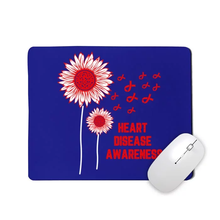 Heart Disease Awareness Red Ribbon Gift Mousepad