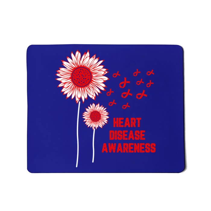 Heart Disease Awareness Red Ribbon Gift Mousepad