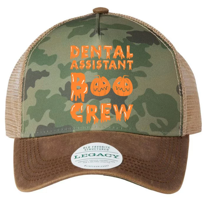 Halloween Dental Assistant Boo Crew Gift Legacy Tie Dye Trucker Hat