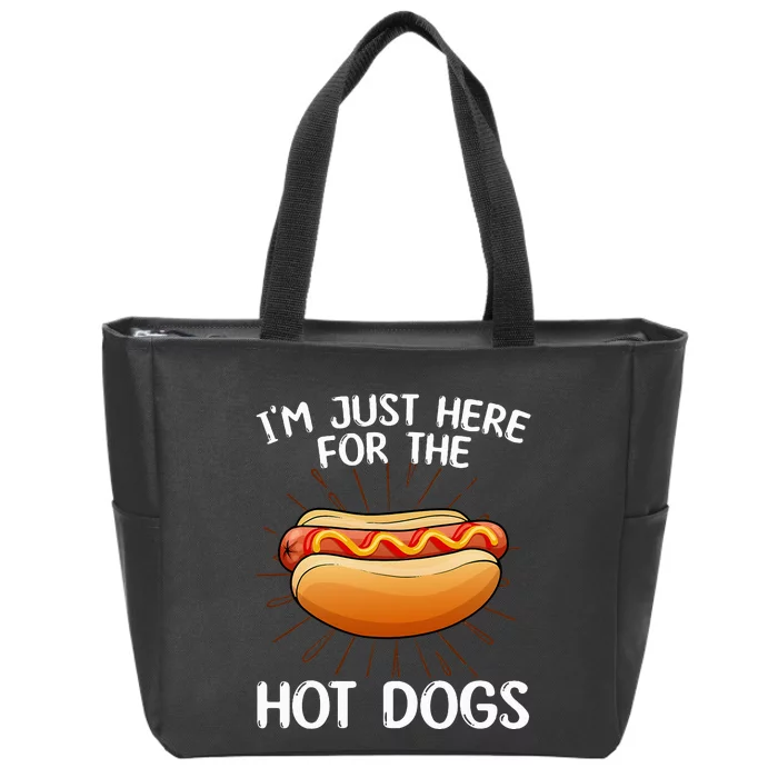 Hot Dog Art Hot Dog Stand Hot Dog Zip Tote Bag