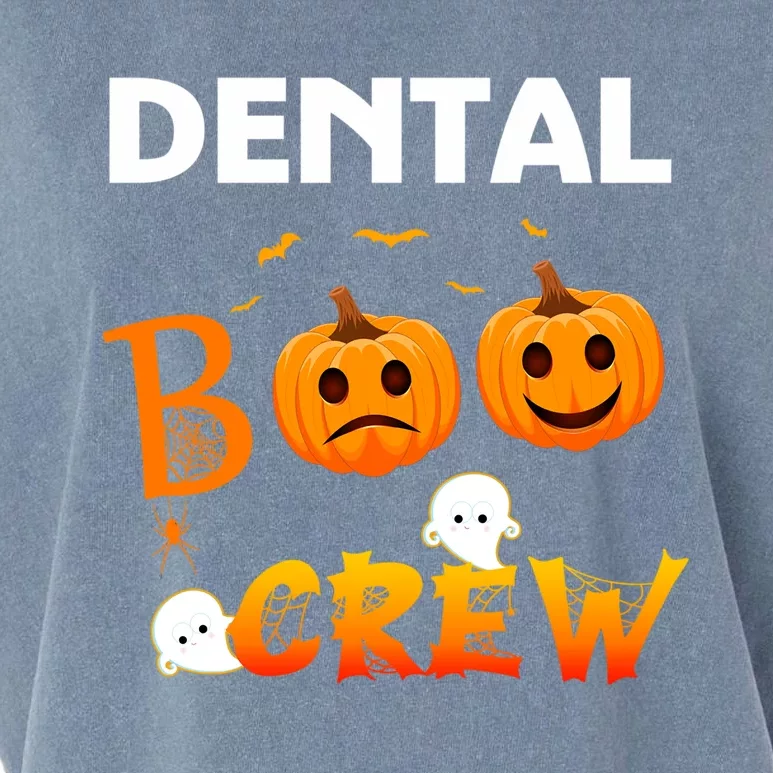 Halloween Dental Boo Crew Funny Dentist Assistant Funny Gift Cool Gift Garment-Dyed Women's Muscle Tee