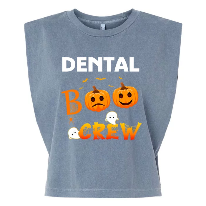 Halloween Dental Boo Crew Funny Dentist Assistant Funny Gift Cool Gift Garment-Dyed Women's Muscle Tee