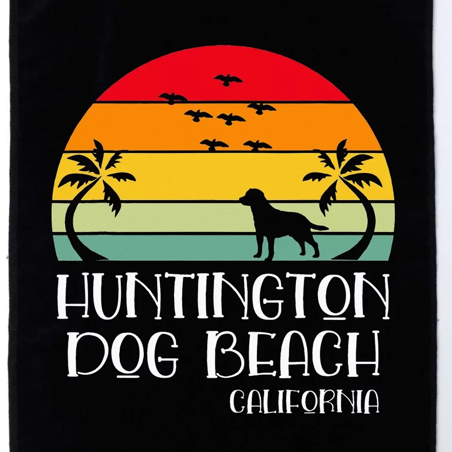 Huntington Dog Beach California Platinum Collection Golf Towel