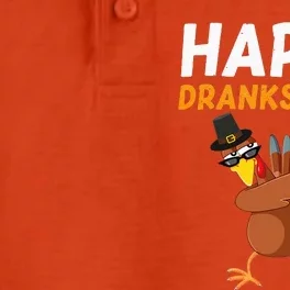 Happy Dranksgiving Beer Dabbing Turkey Pilgrim Dry Zone Grid Performance Polo