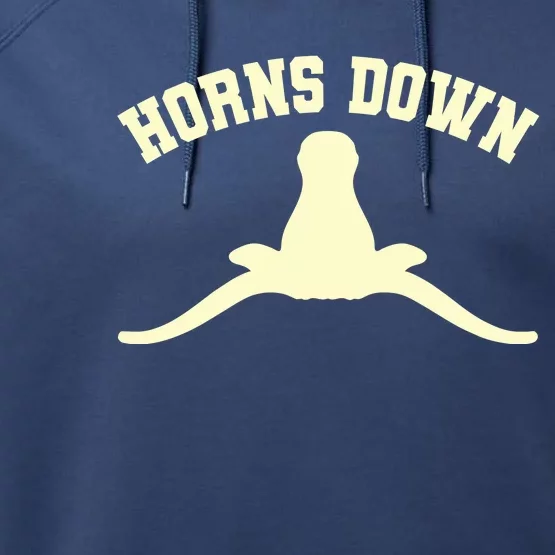 Horns Down Performance Fleece Hoodie