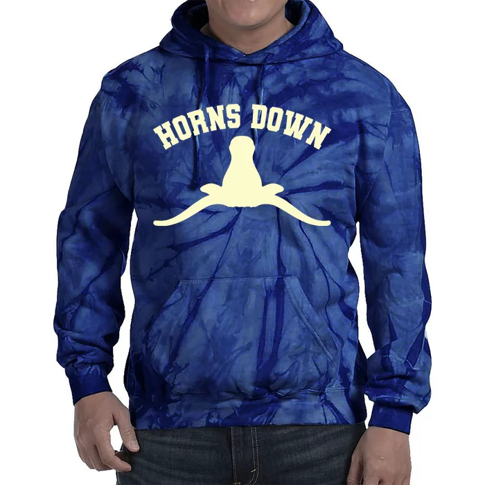 Horns Down Tie Dye Hoodie