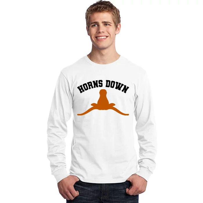 Horns Down Tall Long Sleeve T-Shirt