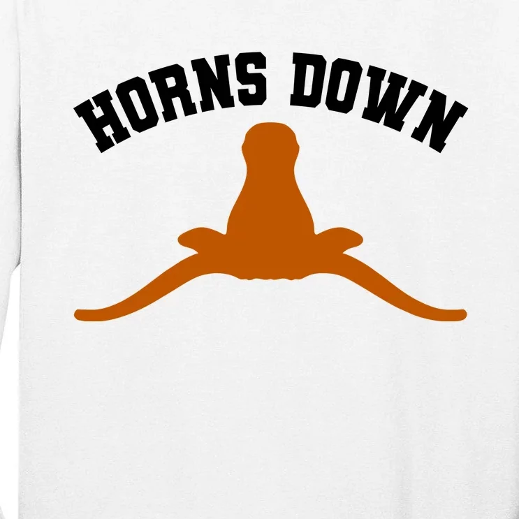 Horns Down Tall Long Sleeve T-Shirt