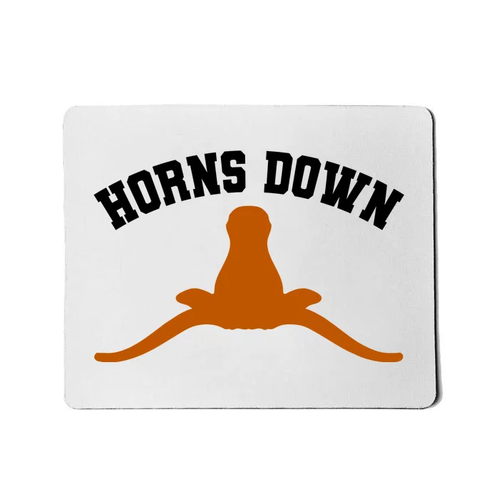 Horns Down Mousepad