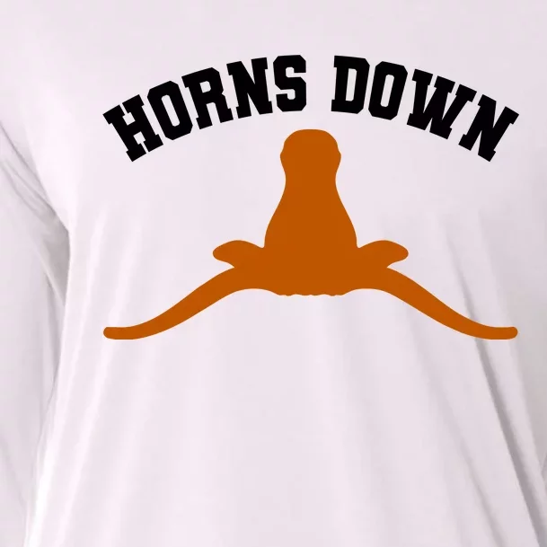 Horns Down Cooling Performance Long Sleeve Crew