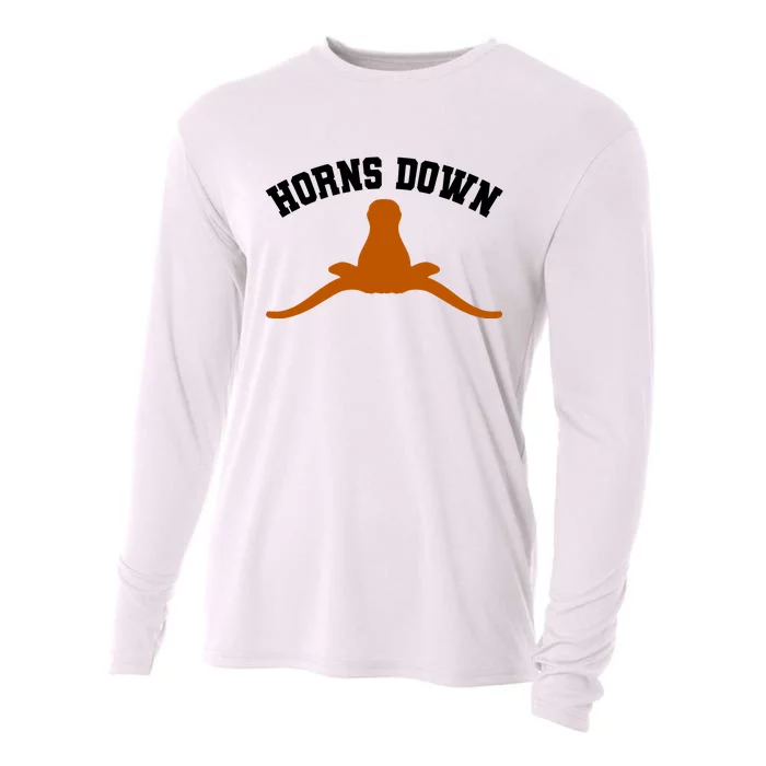 Horns Down Cooling Performance Long Sleeve Crew