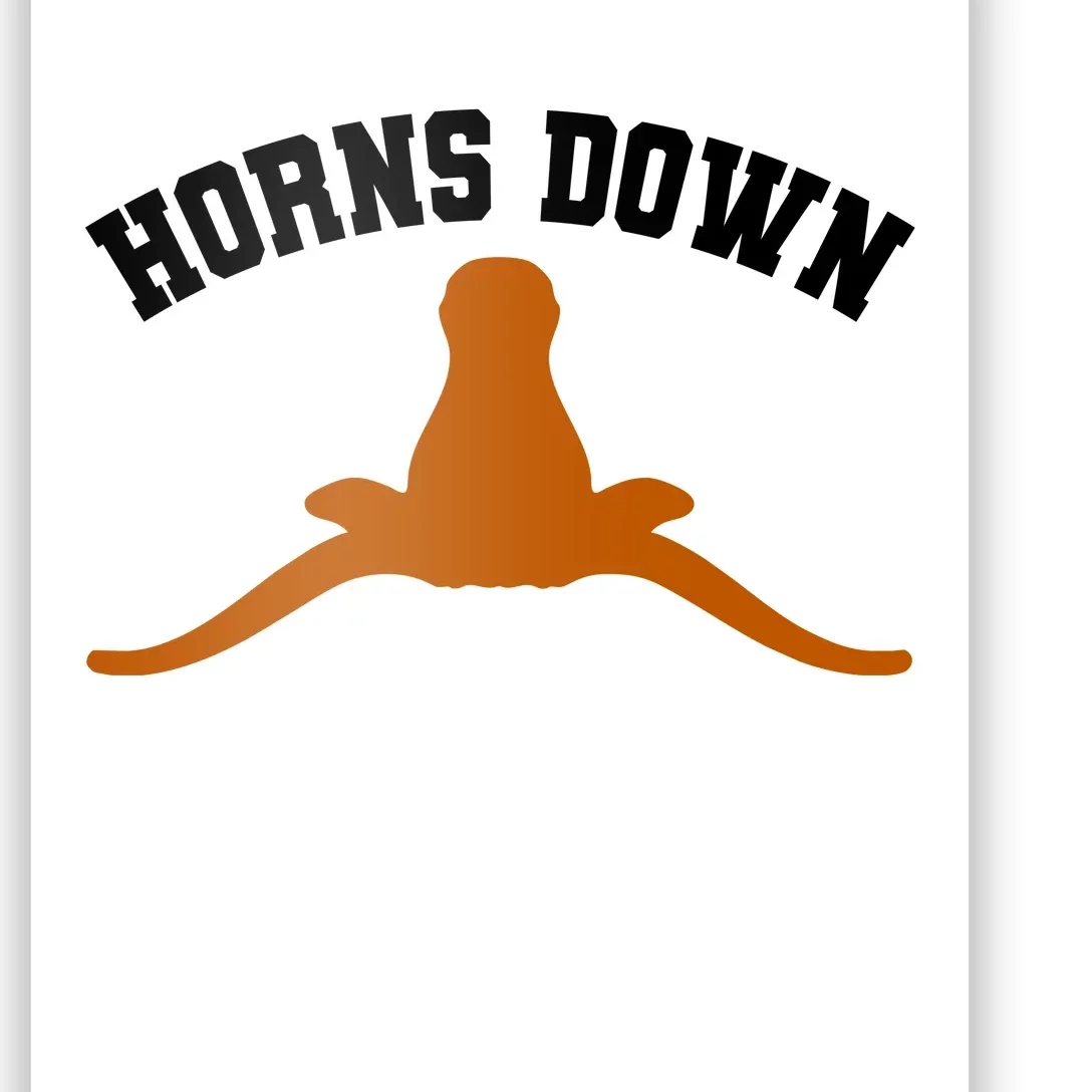 Horns Down Poster