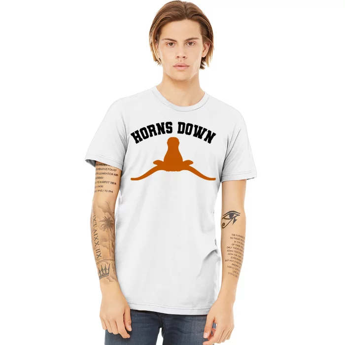 Horns Down Premium T-Shirt