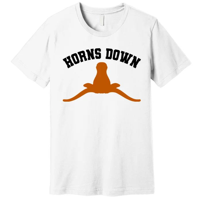 Horns Down Premium T-Shirt