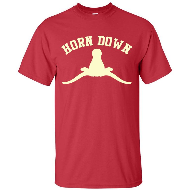 Horns Down Beat Texas Tall T-Shirt
