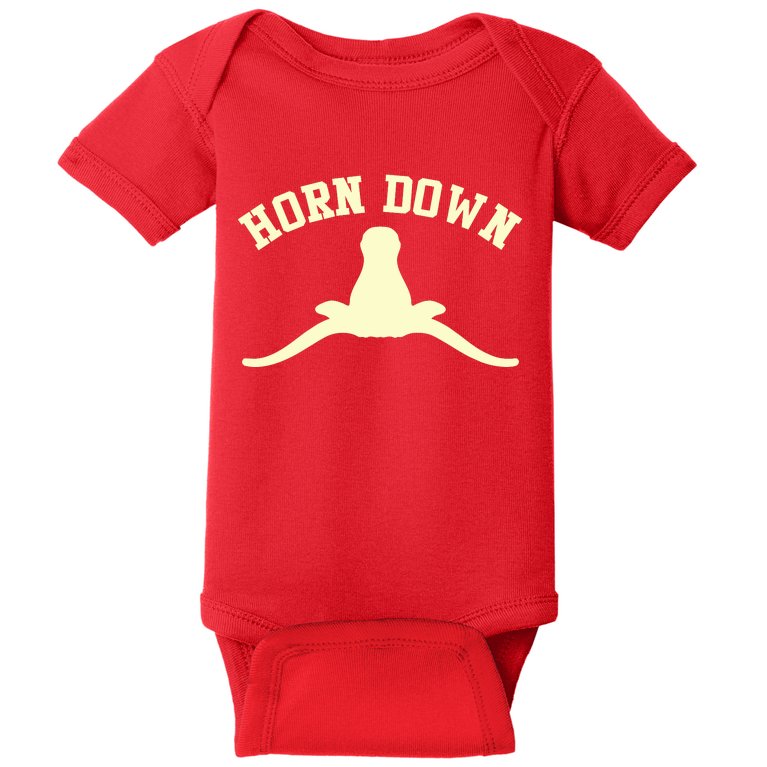 Horns Down Beat Texas Baby Bodysuit