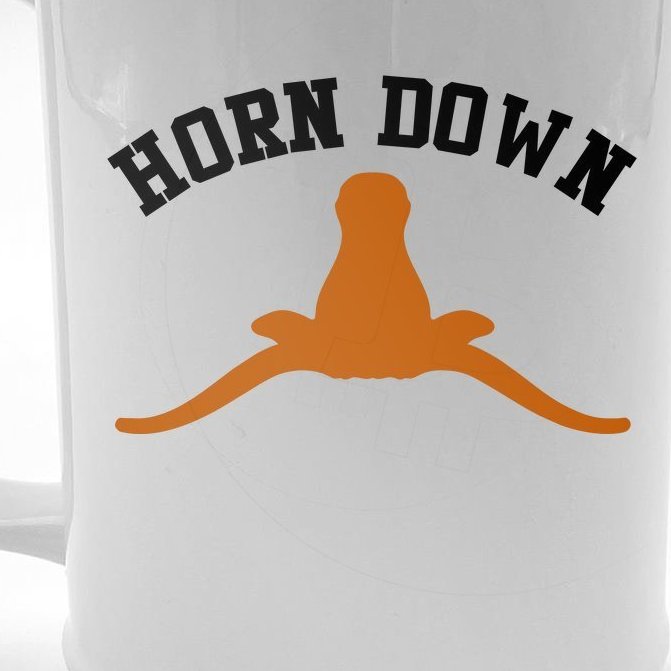 Horns Down Beat Texas Beer Stein