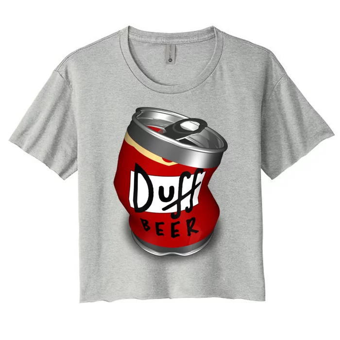 Hilary Duff Beer Women's Crop Top Tee