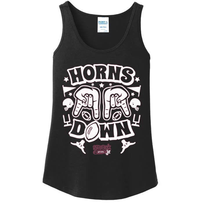 Horns Down Baby For Oklahoma Ladies Essential Tank