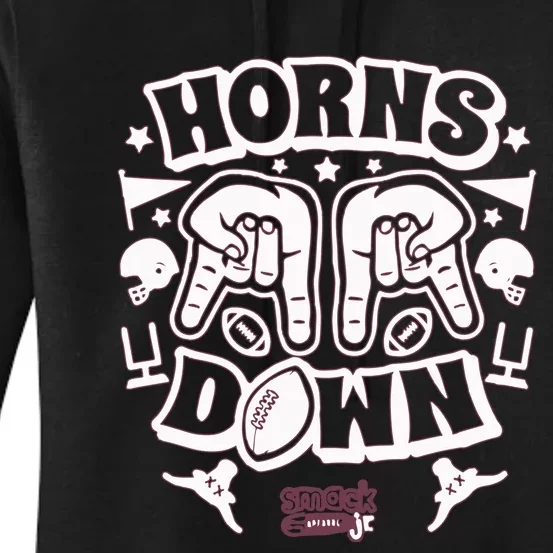 Horns Down Baby For Oklahoma Women's Pullover Hoodie